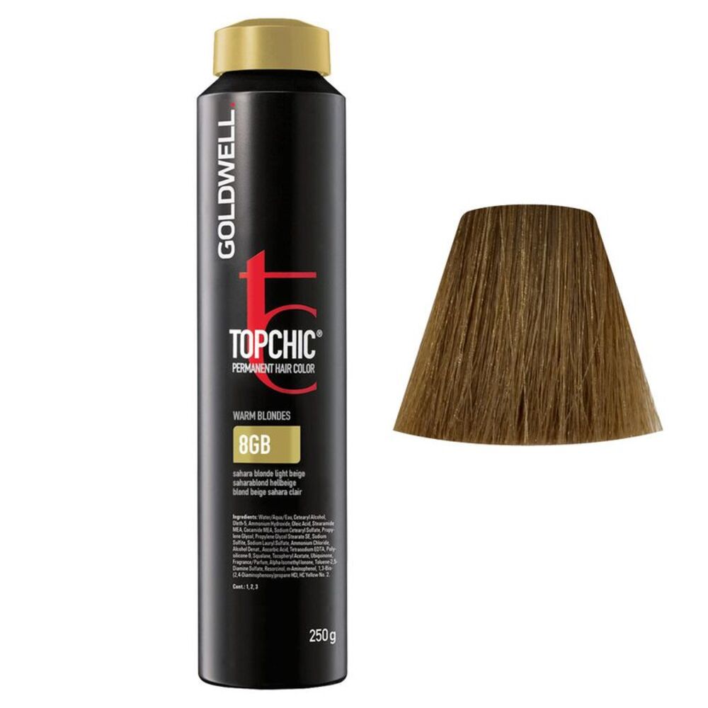 Goldwell Topchic Hair Color (Can) 8GB Sahara Blonde Light Beige 8.6 oz
